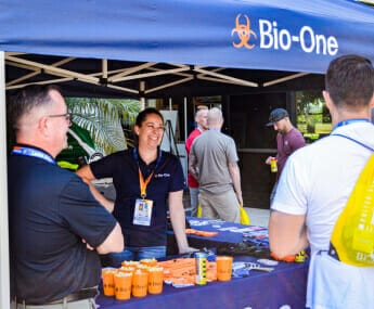 Bio-One of Richmond decontamination and biohazard cleaning team supports local businesses